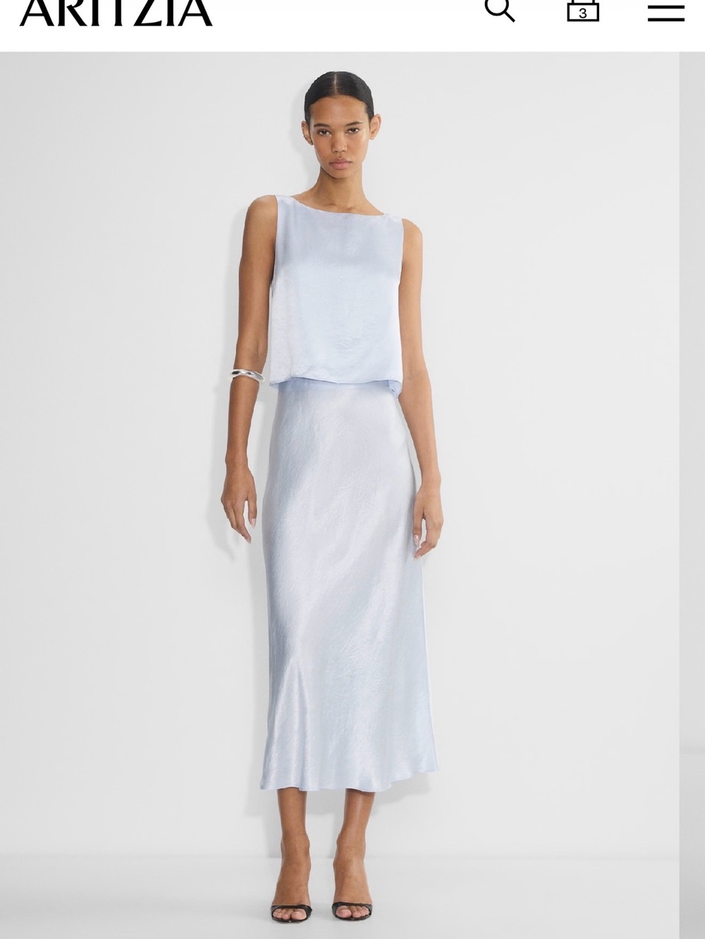 Aritzia Babaton
Slip Satin Maxi Skirt